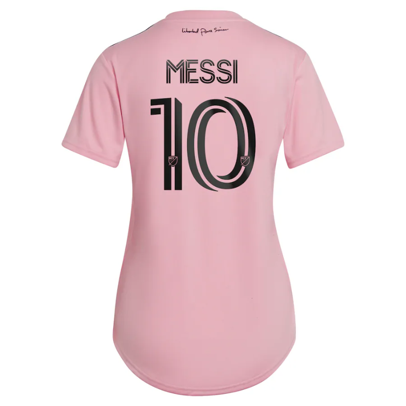 Lionel Messi Inter Miami CF Women's 2023 The Heart Beat Kit Jersey - Pink