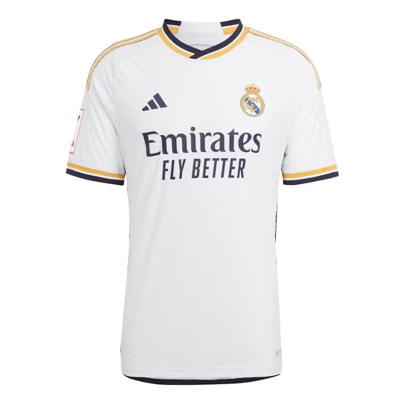 Luka Modric Real Madrid Shirt Adidas 2023/24 Home Jersey - White