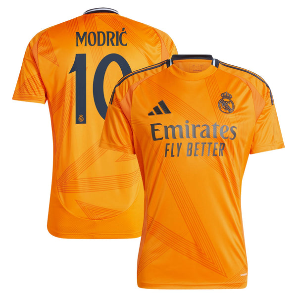 Luka Modric Real Madrid adidas 2024/25 Away Player Jersey - Orange