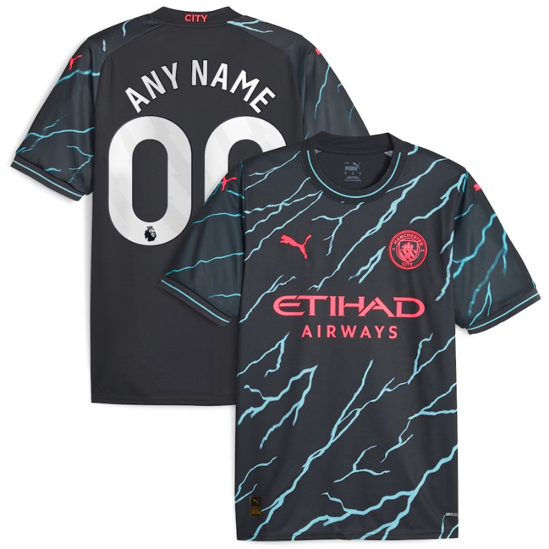 Manchester City 2023/24 Third Customized Shirt - Navy