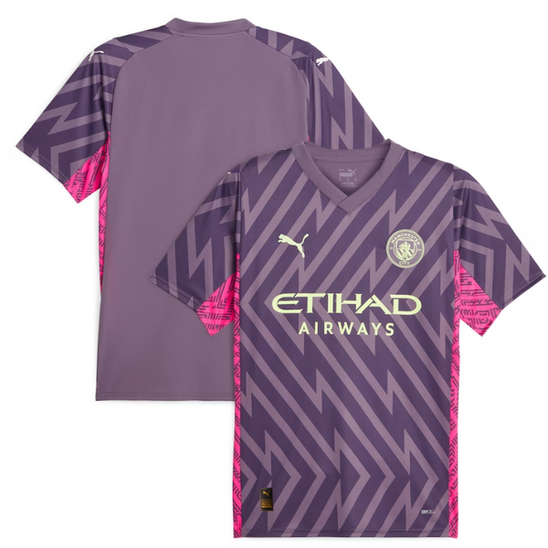 Manchester City Goalkeeper Shirt 2023-24 - Purple - Jersey Teams World