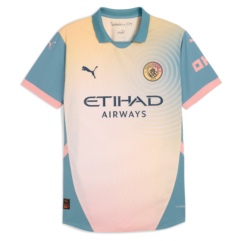 Manchester City Puma 2024/25 Fourth Custom Jersey - Blue