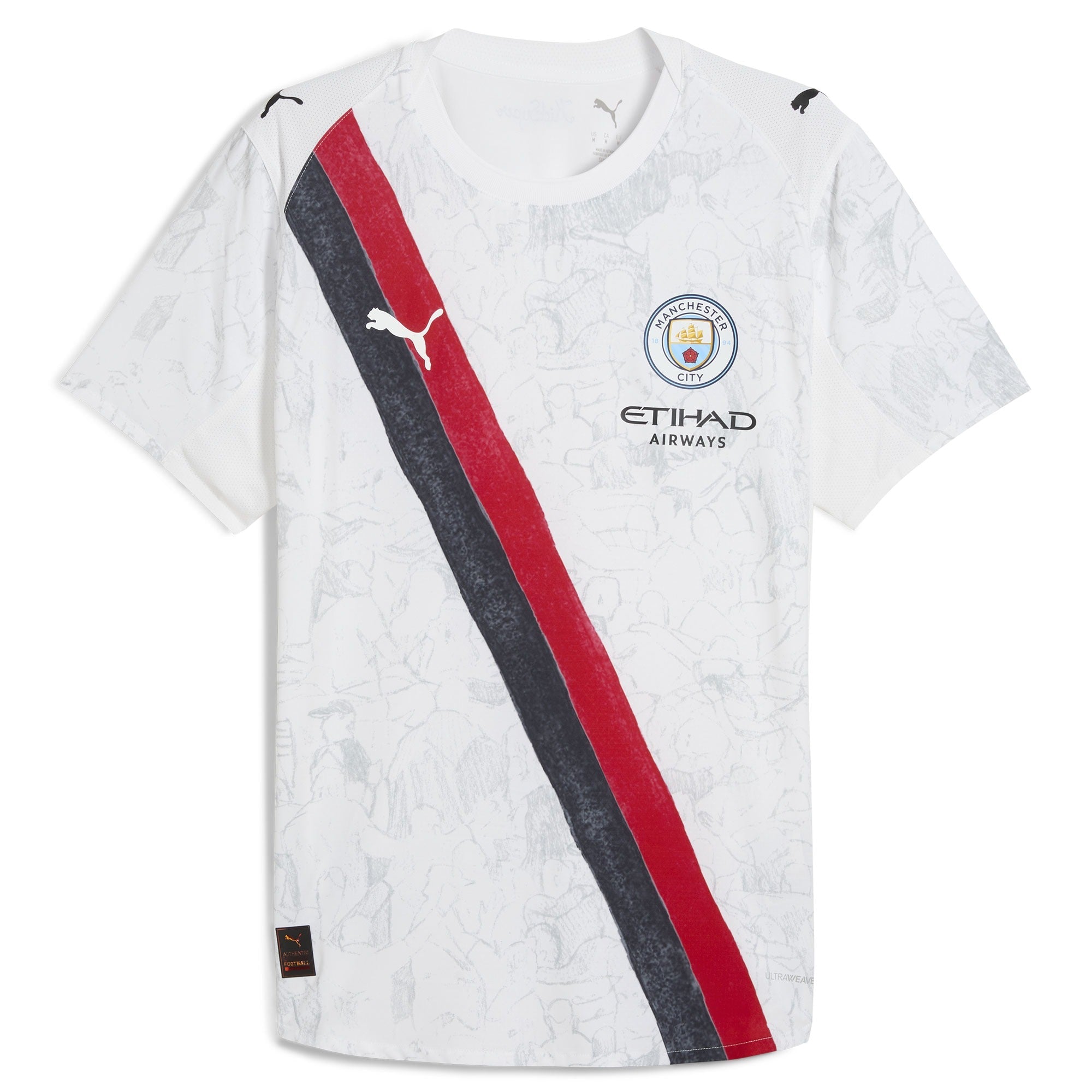 Manchester City Puma x KidSuper 2025 FIFA Club World Cup Soccer Shirt - White
