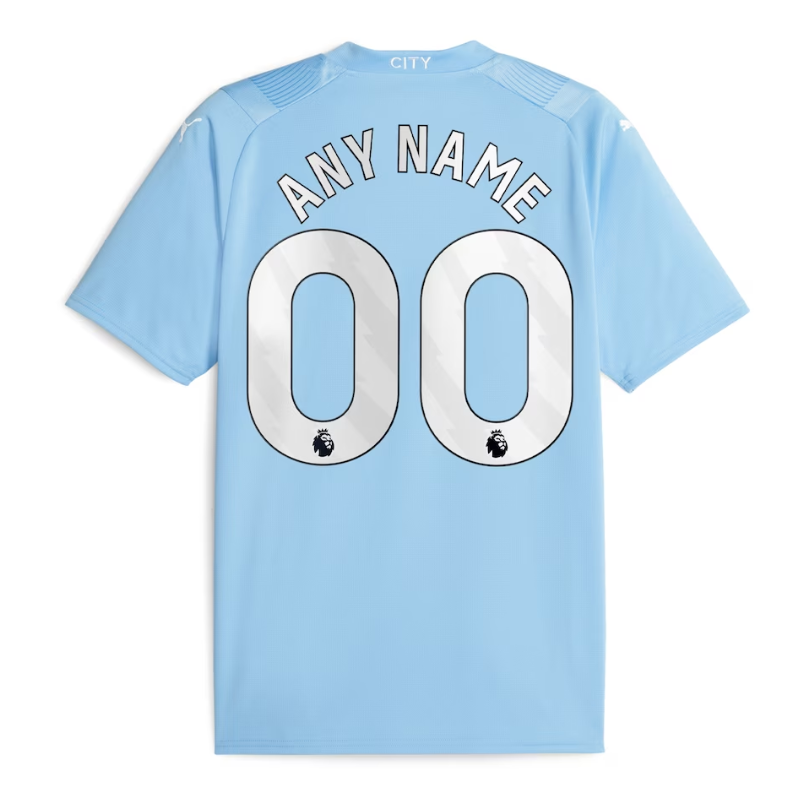 Manchester City Puma 2023/24 Home Customized Jersey - Sky Blue