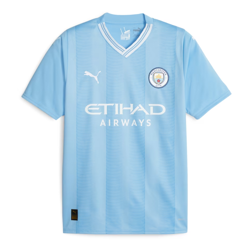 Manchester City Puma 2023/24 Home Customized Jersey - Sky Blue