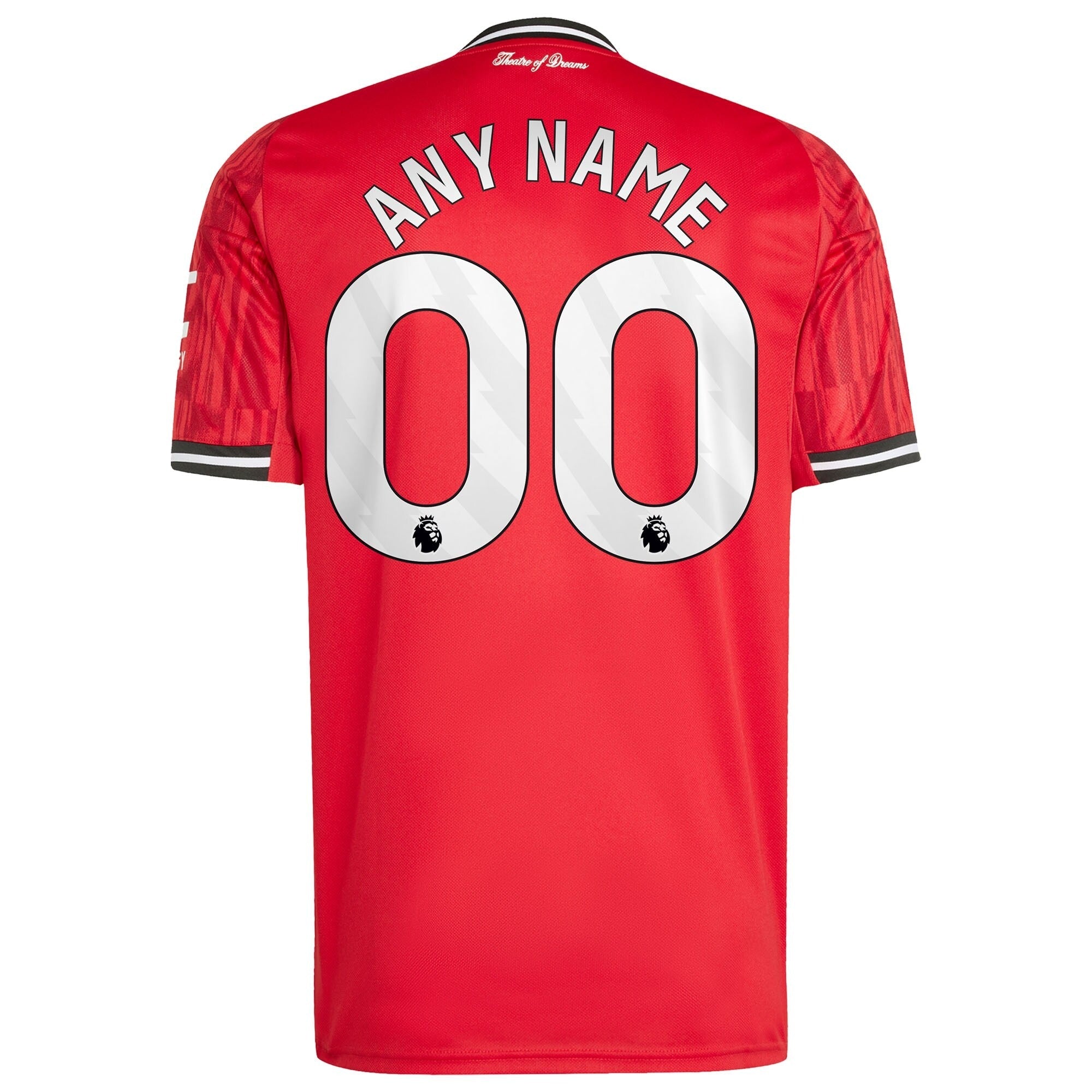 Manchester United adidas Home 2025/26 Custom Soccer Shirt - Red
