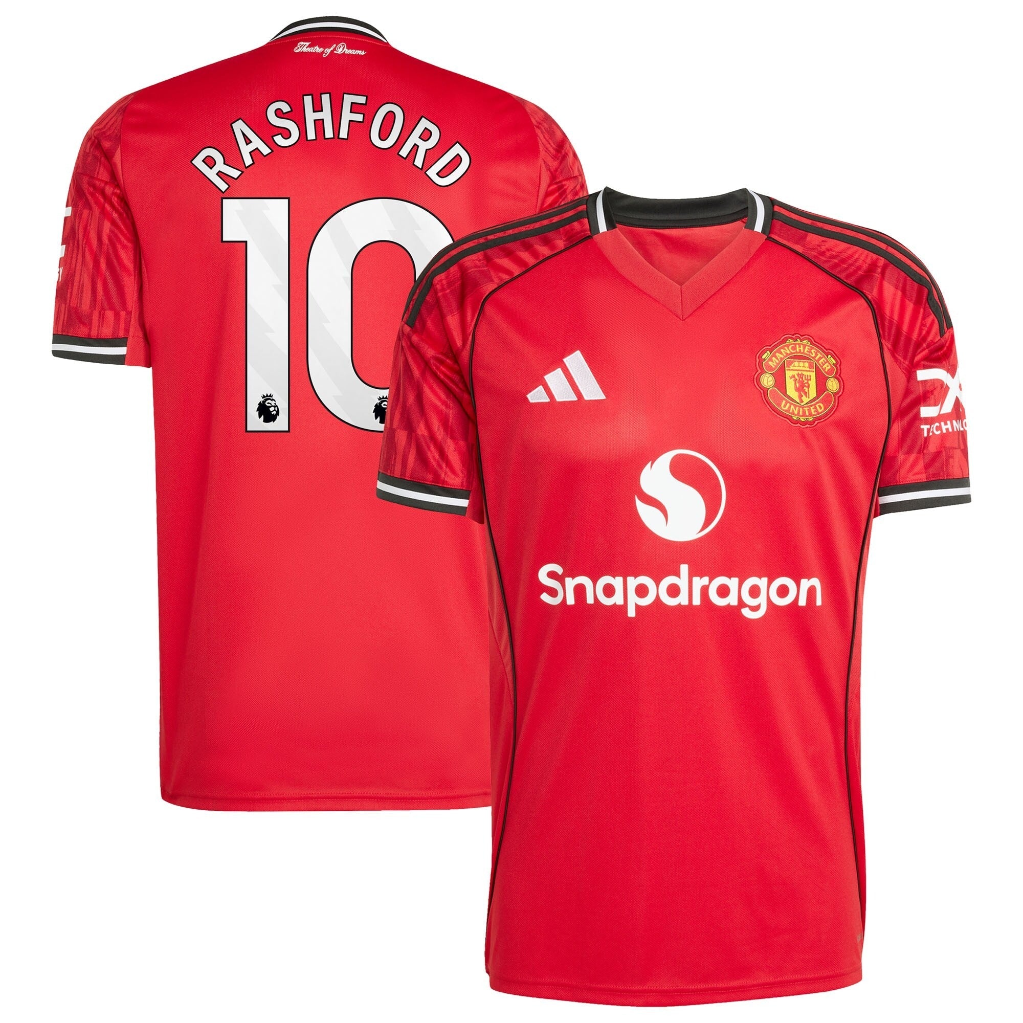 Marcus Rashford Manchester United adidas Home 2025/26 Player Soccer Shirt - Red