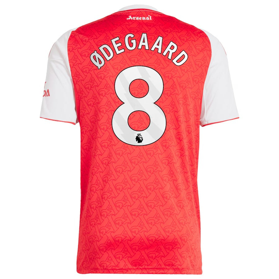 Martin Ødegaard Arsenal adidas 2025/26 Home Player Soccer Shirt - Red