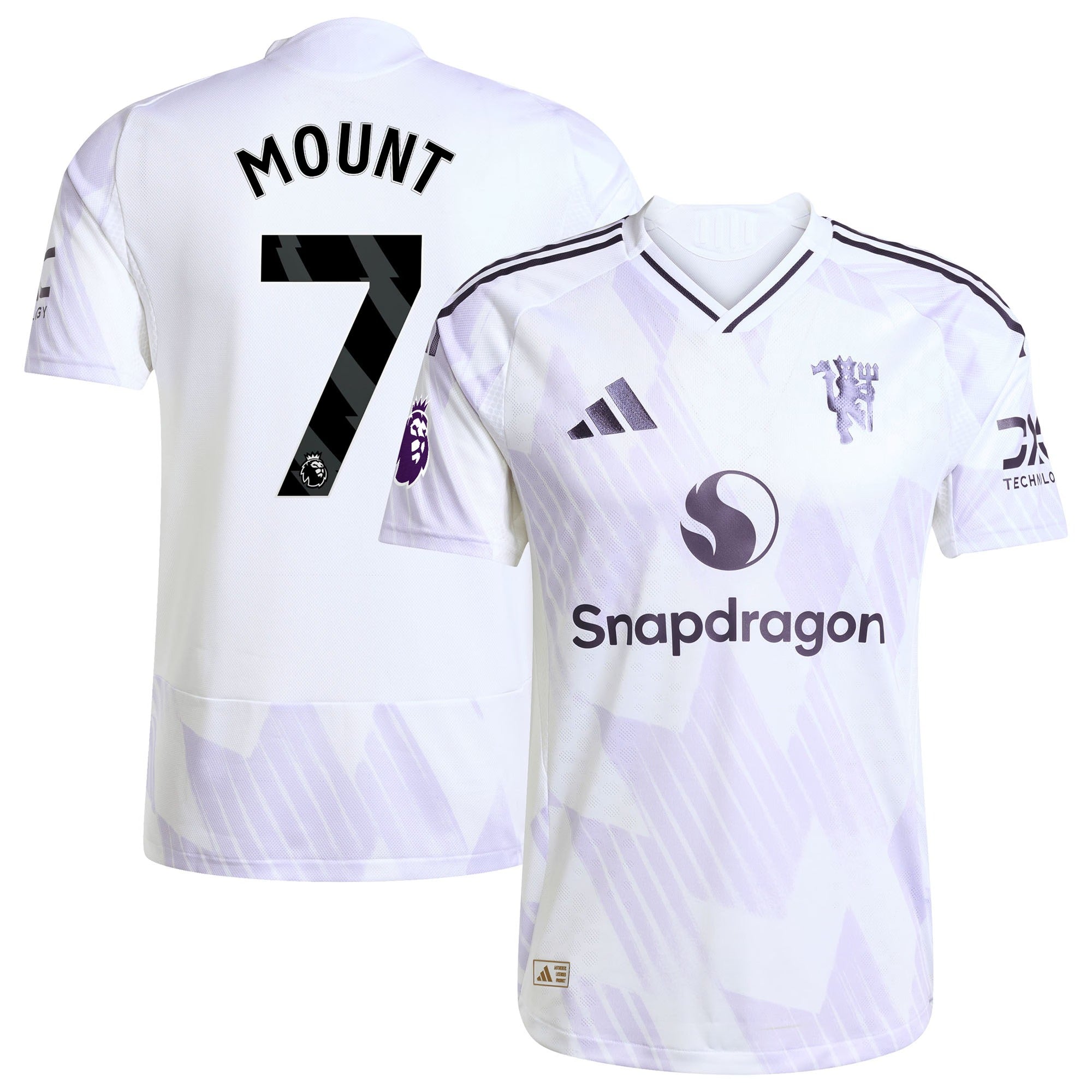 Mason Mount Manchester United adidas 2025/26 Away Player Soccer Shirt - White