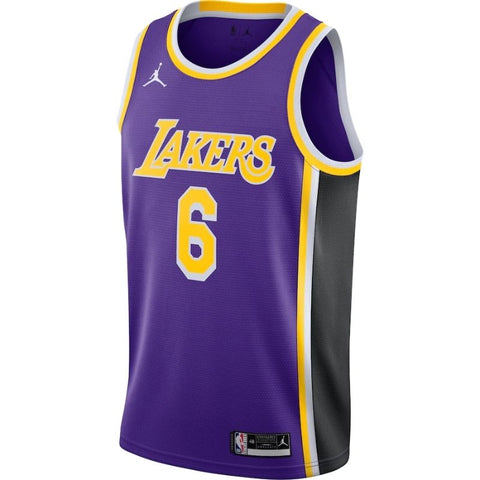 Los Angeles Lakers LeBron James Purple #6 2021/22 Swingman Player Jersey - Jersey Teams World