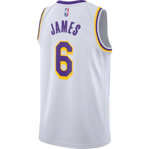 Los Angeles Lakers LeBron James #6 2021/22  Swingman Player Jersey Yellow - Jersey Teams World