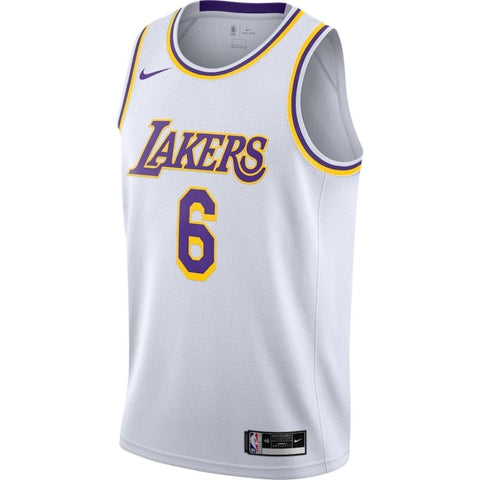 Los Angeles Lakers LeBron James #6 2021/22  Swingman Player Jersey Yellow - Jersey Teams World