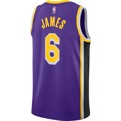 Los Angeles Lakers LeBron James Purple #6 2021/22 Swingman Player Jersey - Jersey Teams World