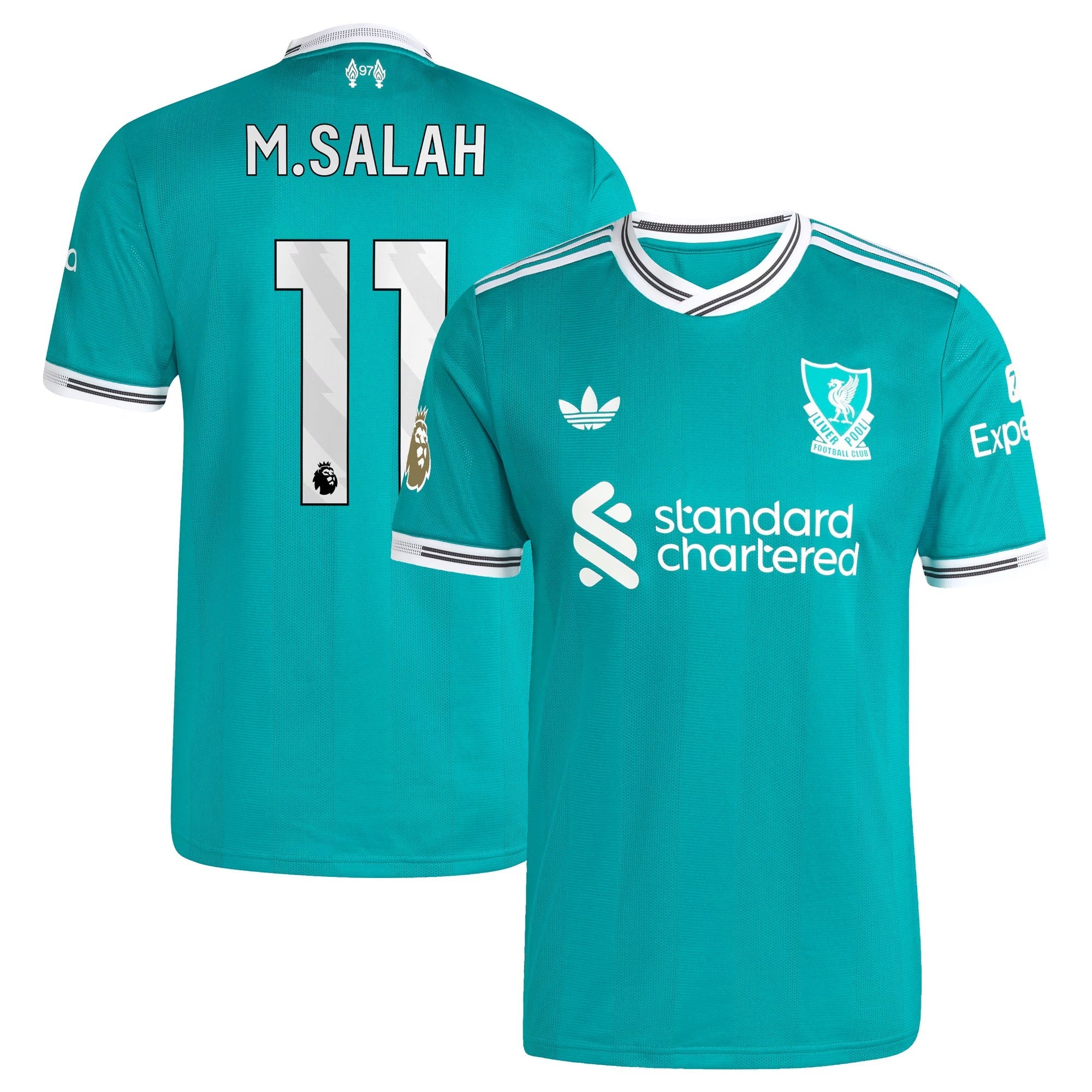 Mohamed Salah Liverpool adidas 2025/26 Third Player Soccer Shirt - Green