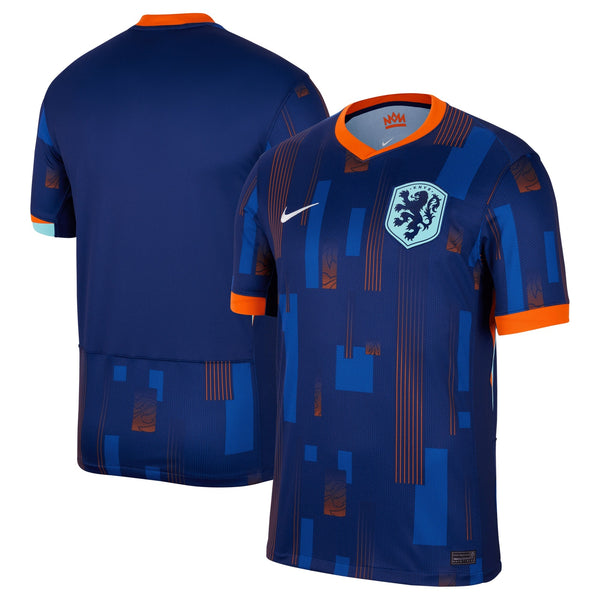 Netherlands National Team Nike 2024 Away Custom Jersey - Blue