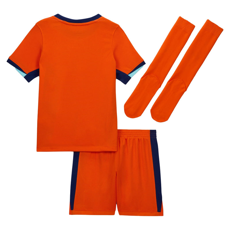 Netherlands National Team  Preschool 2024 Home Stadium Kit Set - Orange