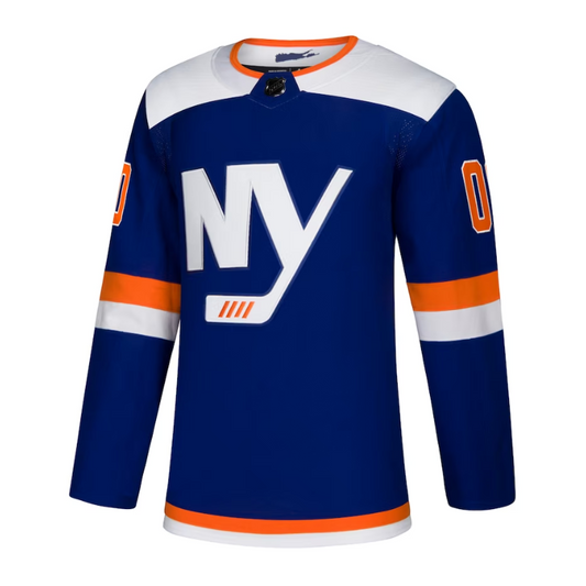 New York Islanders Team 2022 Custom Jersey Pro Official Navy - Jersey Teams World