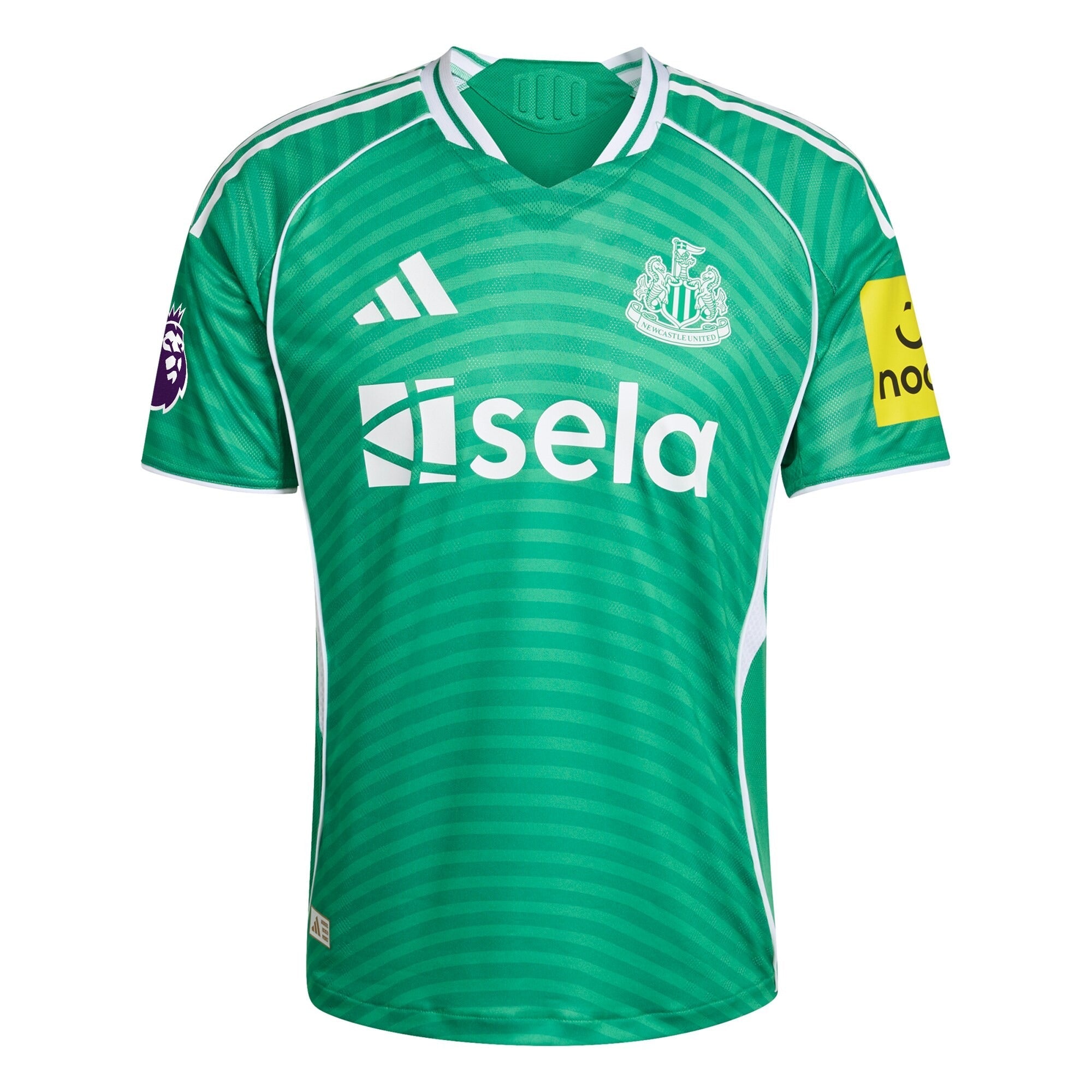 Newcastle United adidas 2025/26 Away Soccer Shirt with Patch - Green