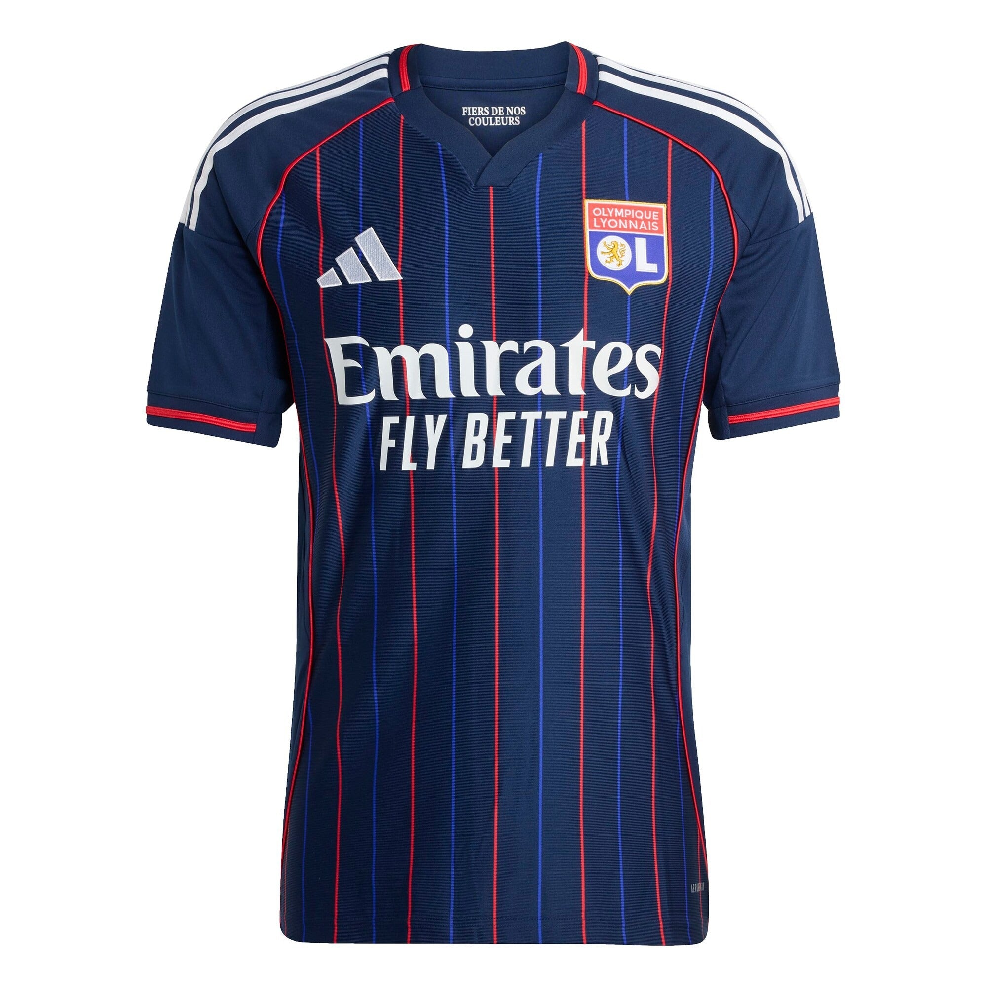 Olympique Lyonnais adidas 2025/26 Away Custom Soccer Shirt - Blue
