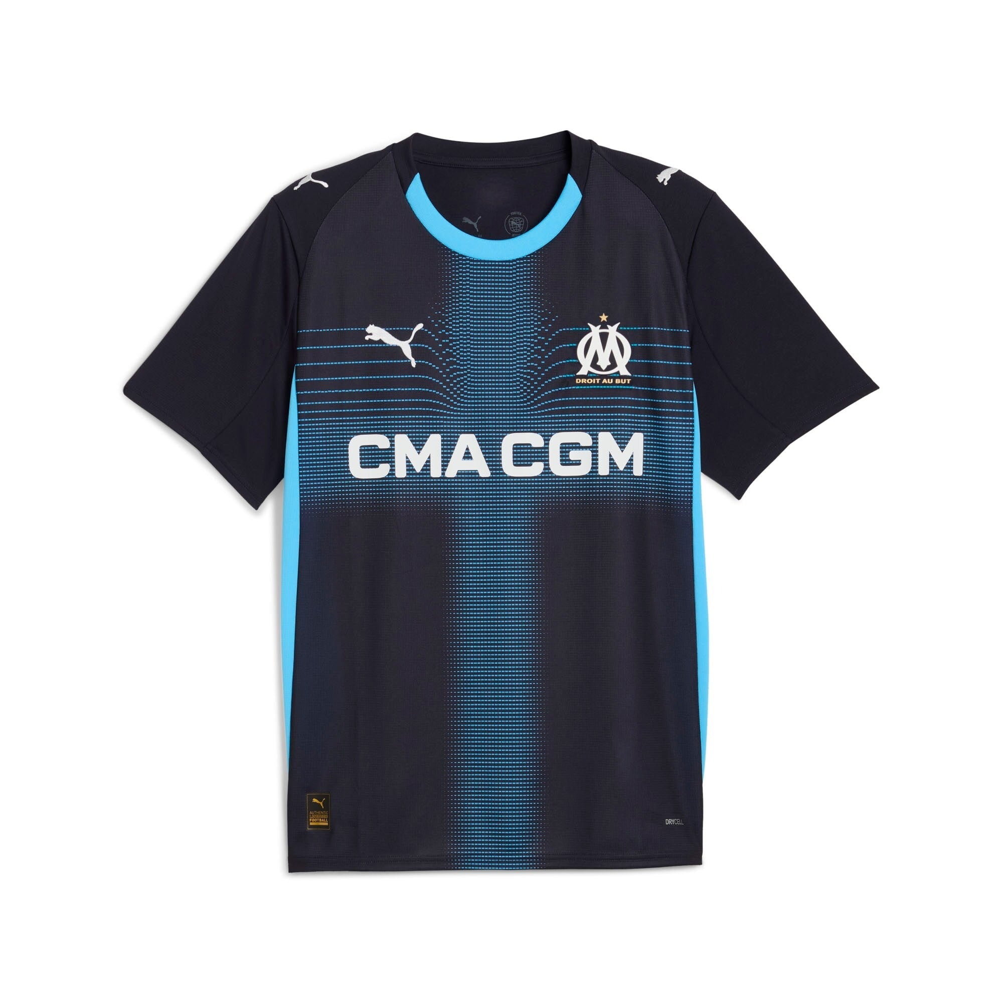 Olympique Marseille Puma 2025/26 Custom Away Soccer Shirt - Navy