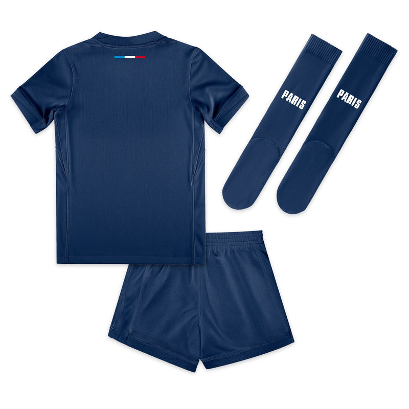 Paris Saint-Germain Nike Preschool 2024/25 Home Custom Stadium Kit Set - Navy