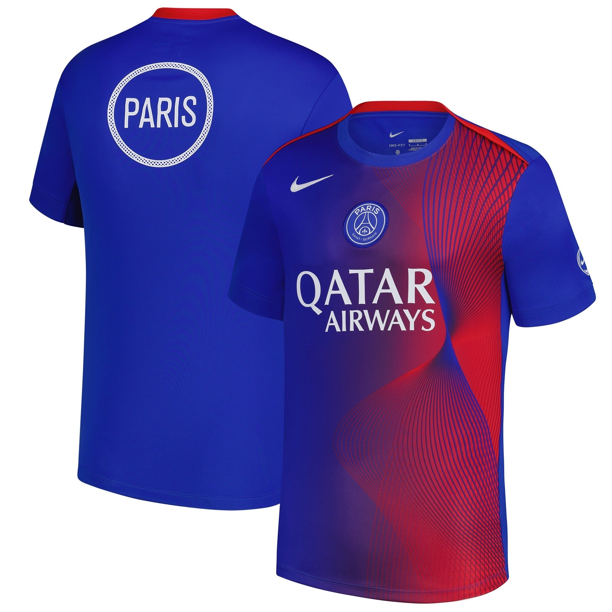 Paris Saint-Germain teams Third 2025/26 Academy Pro Pre-Match Top - Royal