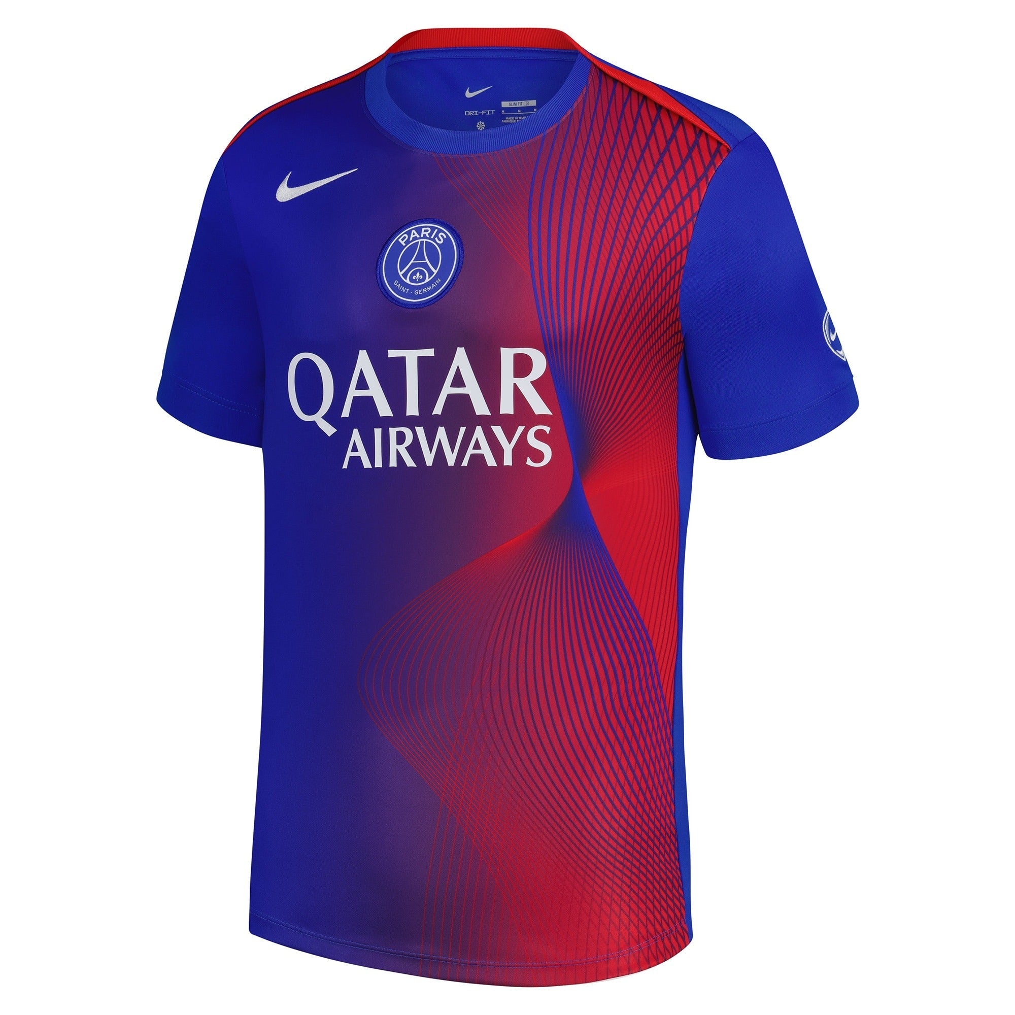 Paris Saint-Germain teams Third 2025/26 Academy Pro Pre-Match Top - Royal