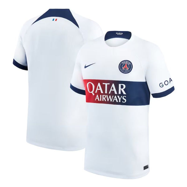 Paris Saint-Germain Shirt 2023/24 Away Customized Jersey - White