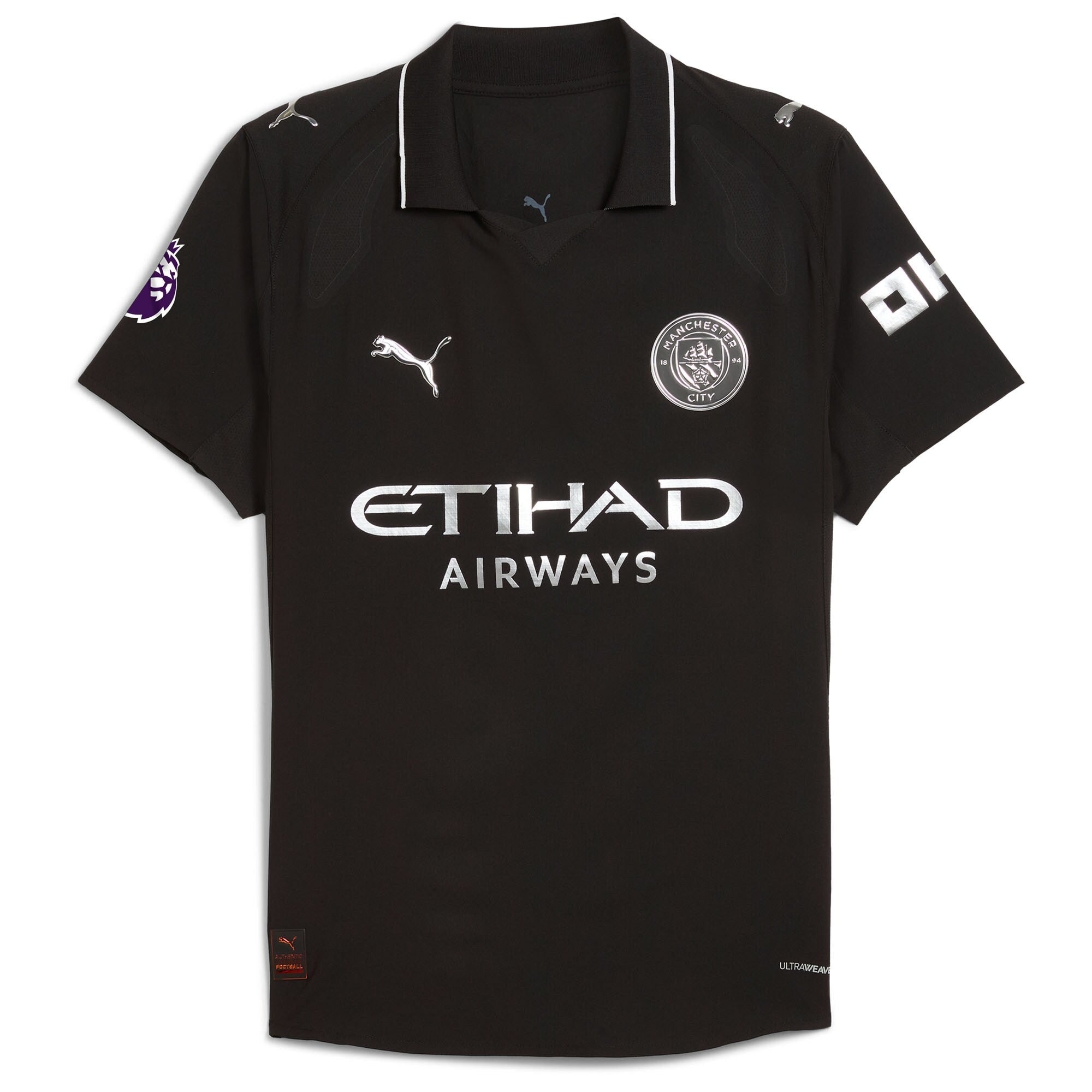 Phil Foden Manchester City Puma 2025/26 Away Player Soccer Shirt - Black