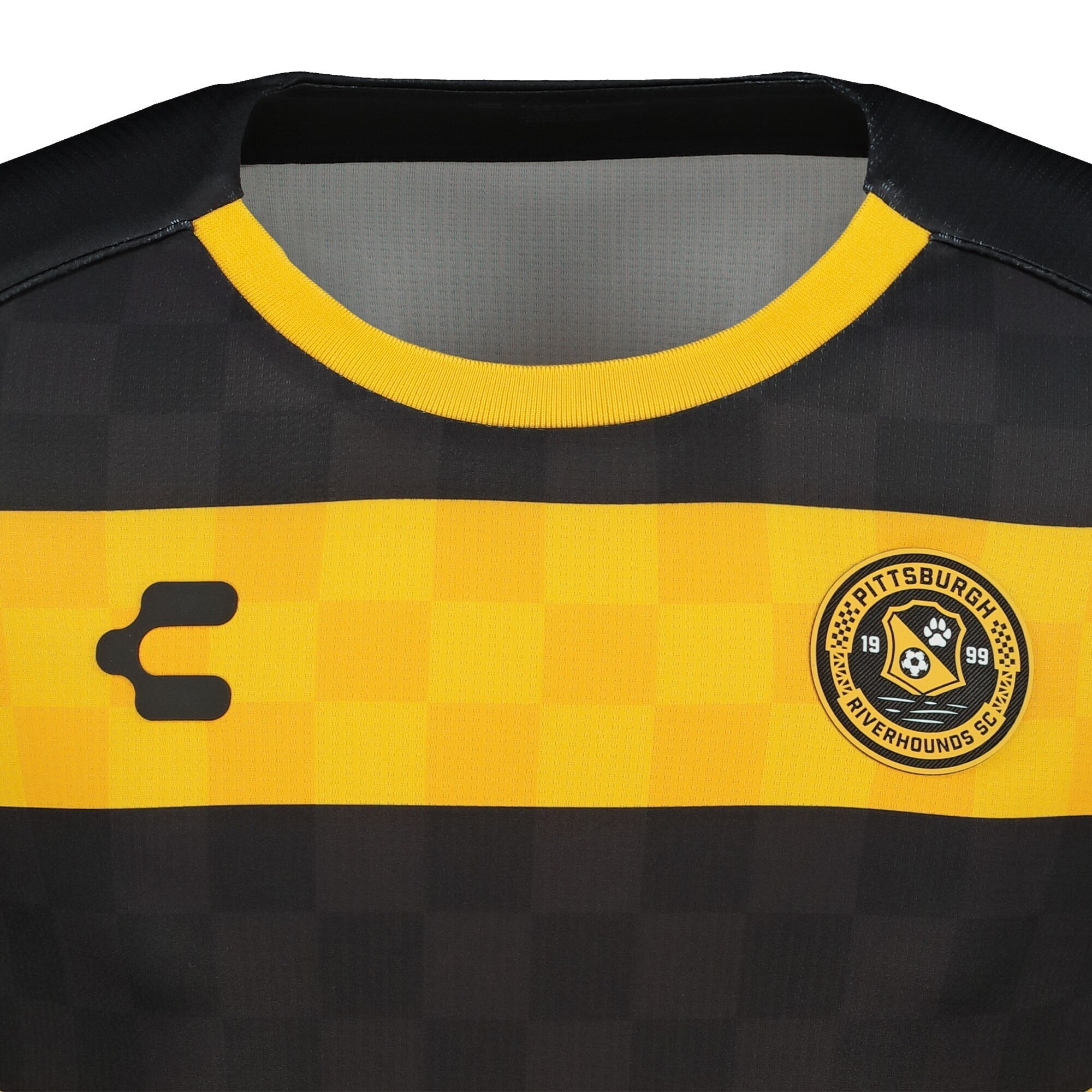 Pittsburgh Riverhounds SC Charly 2025 Home Authentic Soccer Shirt - Black