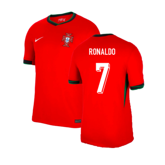 Portugal Home 2024-2025 Ronaldo 7 Shirt - Red