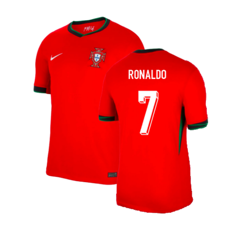 Portugal Home 2024-2025 Ronaldo 7 Shirt - Red