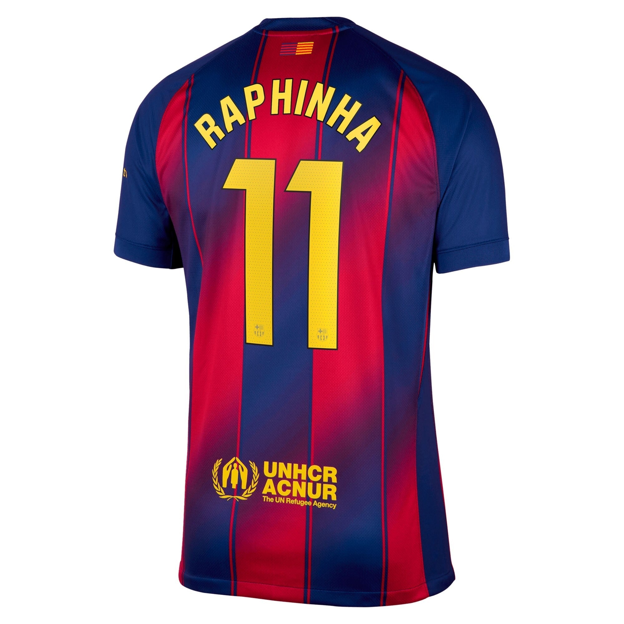 Raphinha Barcelona teams 2025/26 Home Soccer Shirt - Navy