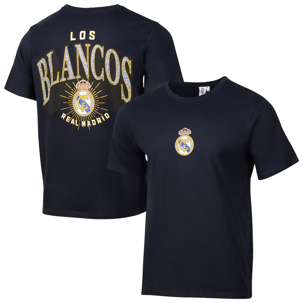 Real Madrid Sport Design Sweden Lifestyle '90s Adults T-Shirt - Navy
