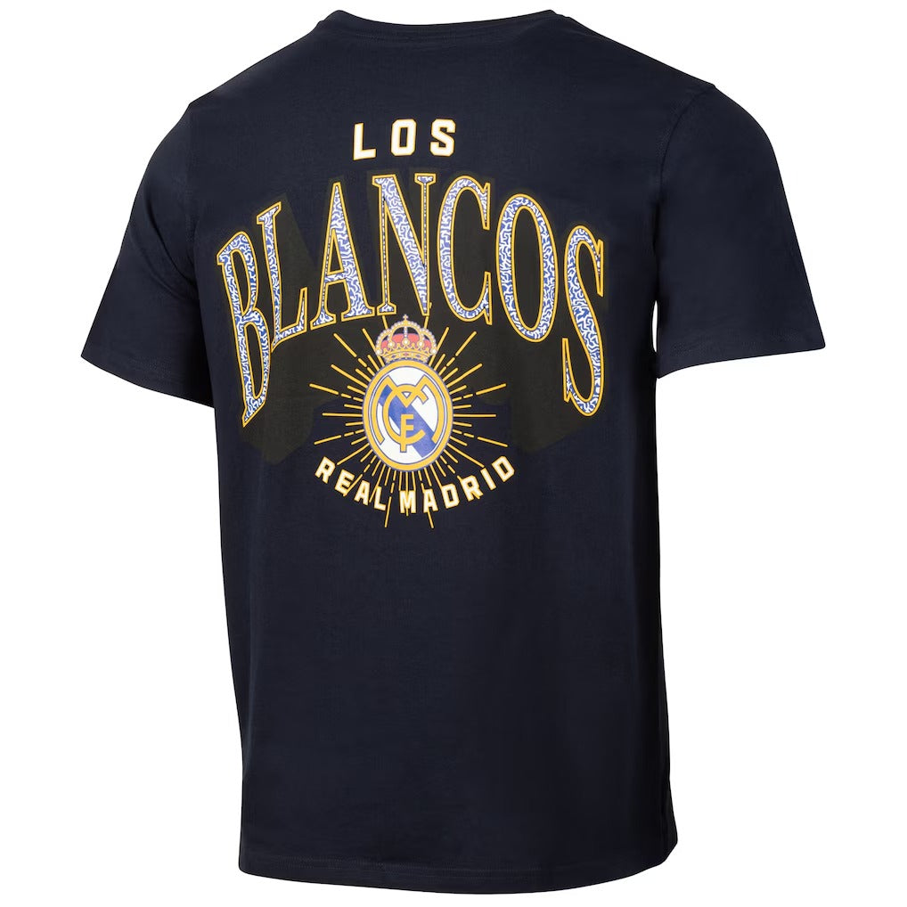 Real Madrid Sport Design Sweden Lifestyle '90s Adults T-Shirt - Navy