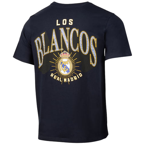 Real Madrid Sport Design Sweden Lifestyle '90s Adults T-Shirt - Navy