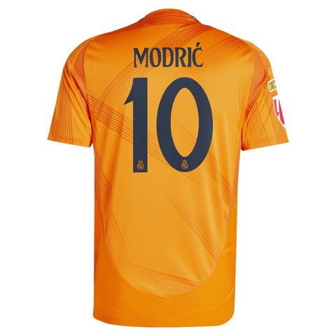 Real Madrid 2024/25 Away Luka Modric 10 Shirt - Orange
