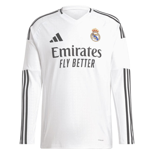 Real Madrid 2024/25 Home Long Sleeve Shirt - White