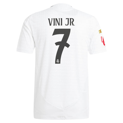 Real Madrid 2024/25 Home Vini Jr. 7 Player Shirt - White