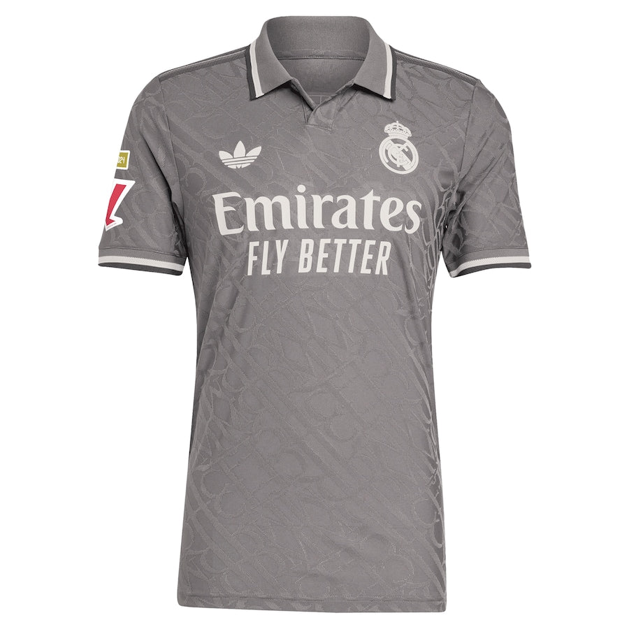 Real Madrid 2024/25 Third Player Kylian Mbappé 9 Shirt - Charcoal
