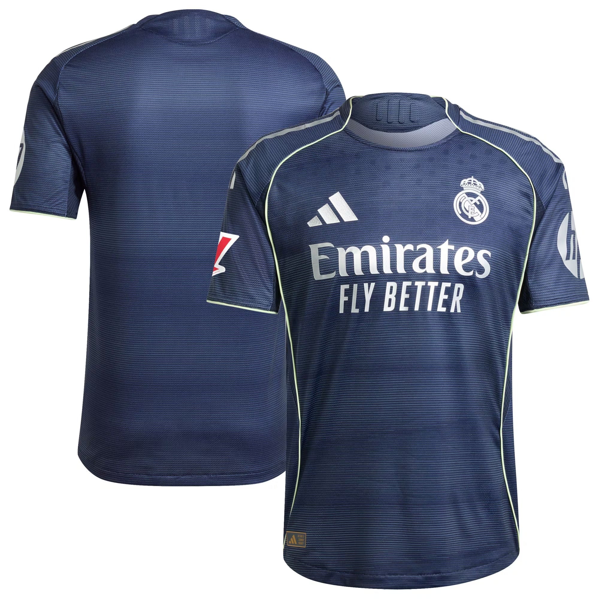 Real Madrid adidas 2025/26 Away Soccer Shirt - Blue