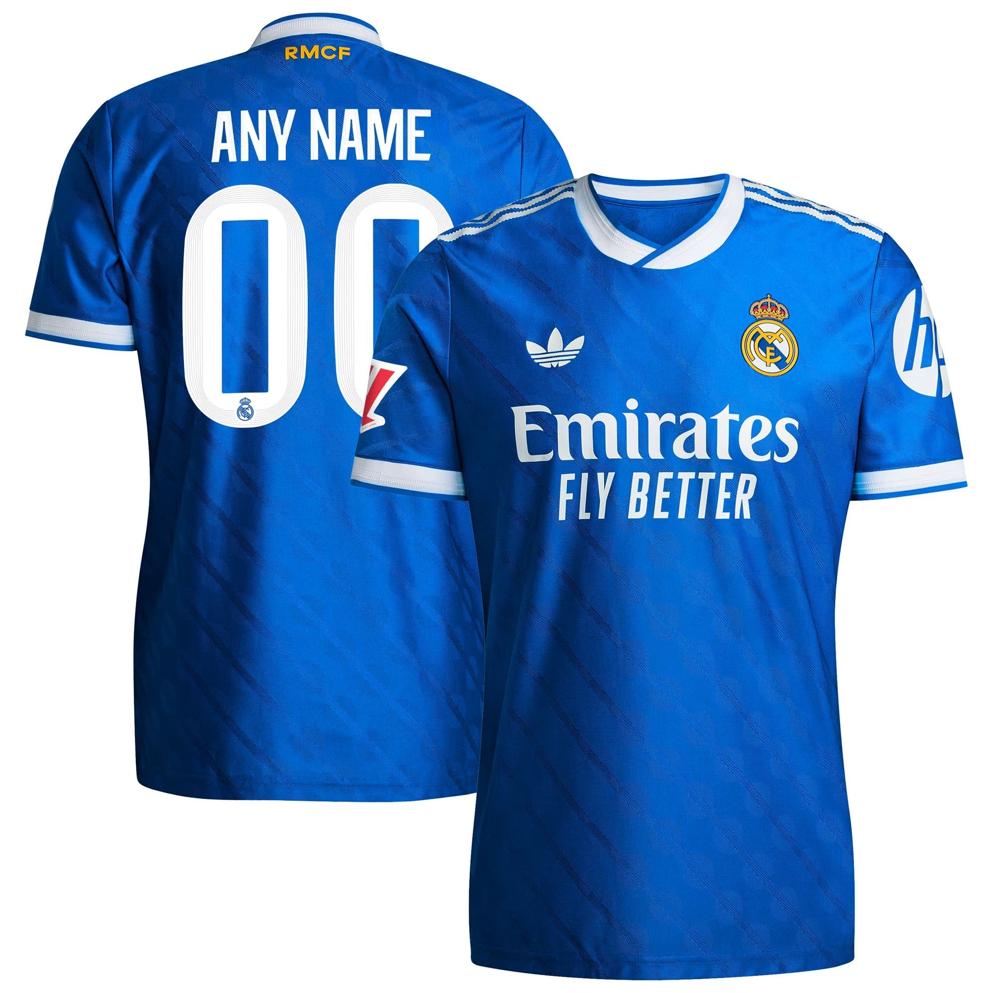 Real Madrid adidas 2025/26 Third Custom Soccer Shirt - Blue