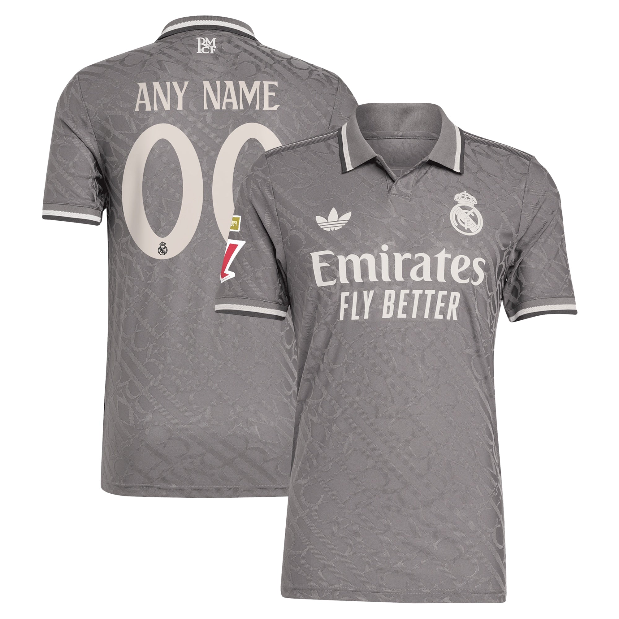 Real Madrid Shirt 2024/25 Third Custom Shirt - Charcoal