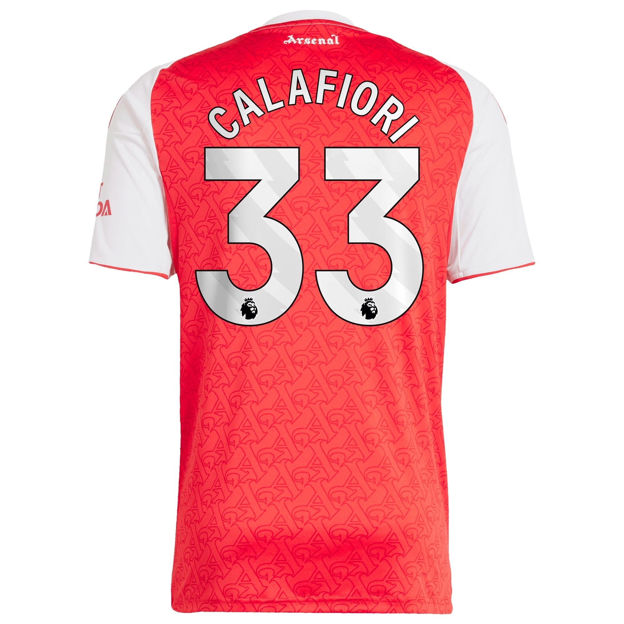 Riccardo Calafiori Arsenal adidas 2025/26 Home Player Soccer Shirt - Red
