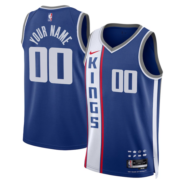 Sacramento Kings Unisex 2023/24 Custom Swingman Jersey - Blue - City Edition