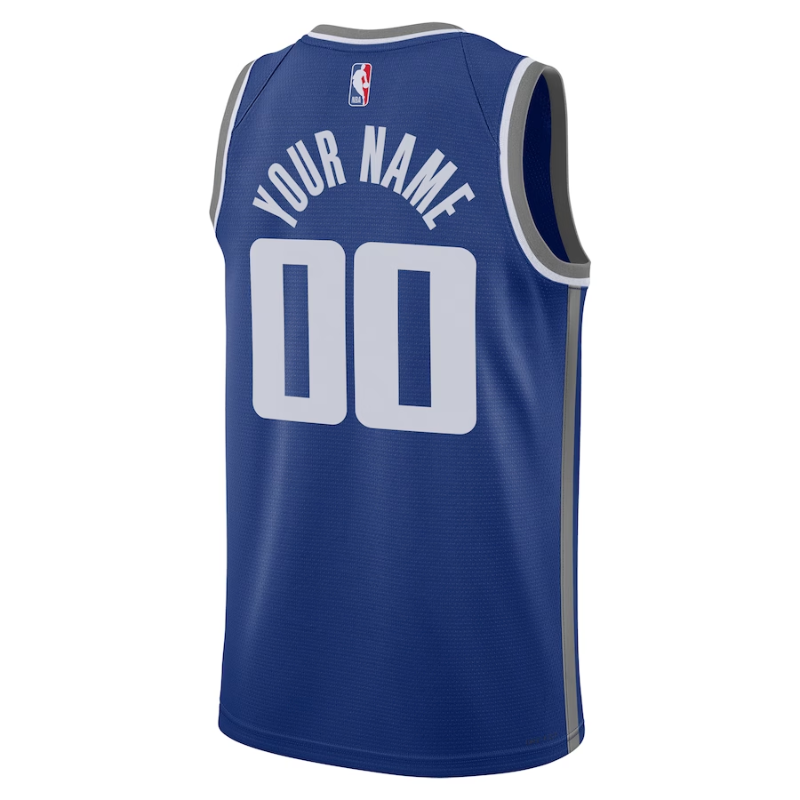 Sacramento Kings Unisex 2023/24 Custom Swingman Jersey - Blue - City Edition