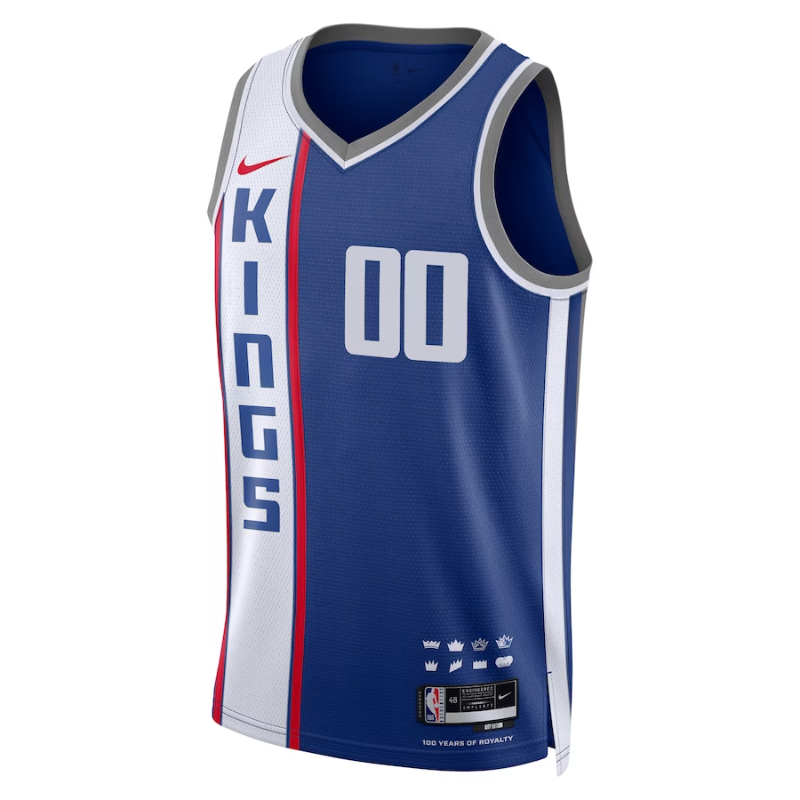 Sacramento Kings Unisex 2023/24 Custom Swingman Jersey - Blue - City Edition