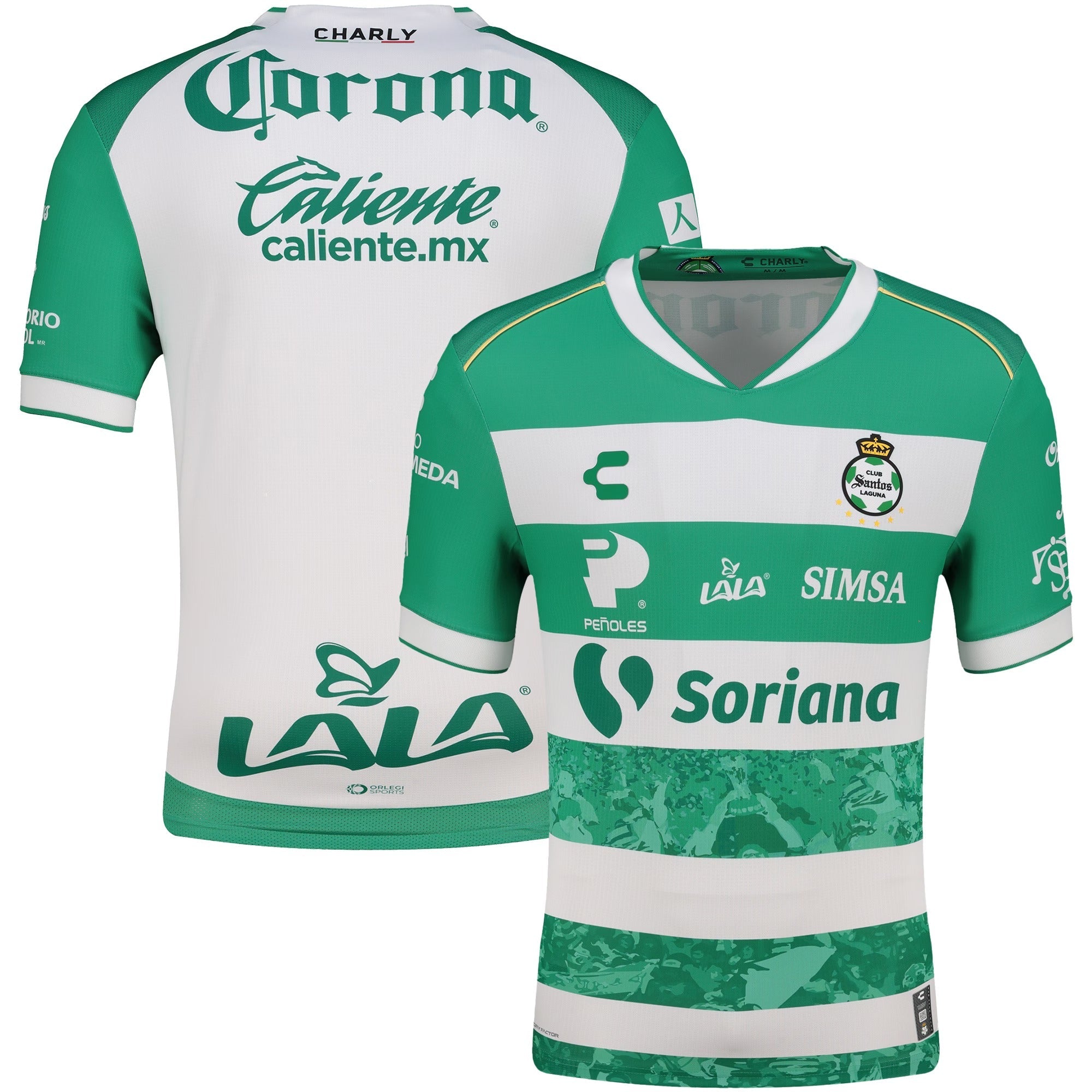 Santos Laguna Charly 2025/26 Home Authentic Soccer Shirt - Green