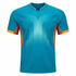 Soccer Intl™ Men's Cataratas Turquoise Soccer Jersey - Orange Energy Technical Performance Shirt