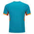 Soccer Intl™ Men's Cataratas Turquoise Soccer Jersey - Orange Energy Technical Performance Shirt